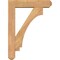 Ekena Millwork Imperial Craftsman Smooth Bracket w/ Offset Brace, Western Red Cedar, 5 1/2"W x 22"D x 30"H BKT0604X22X30IMP04SWR - alternate 4